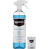 Amazon Basics Dissolvable Glass Cleaner Kit with 3 Refill Pacs