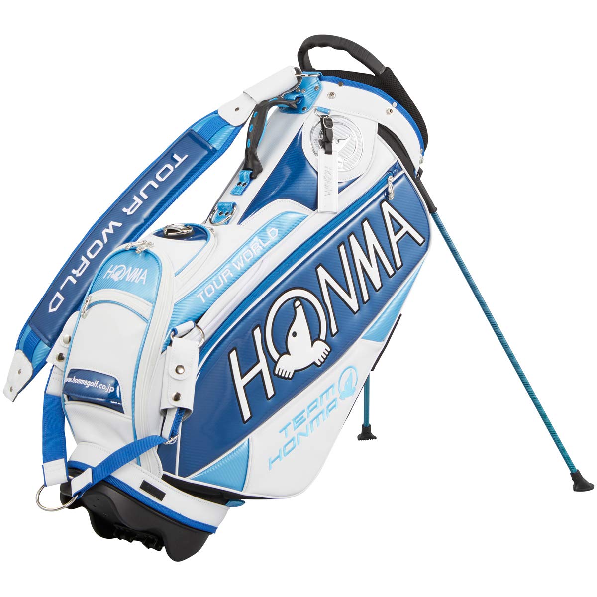 NEW Honma Golf Caddy Bag TOUR WORLD CB1902 Mens Navy 9.5 4549893573032