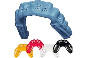 BULLETPROOF MOUTHGUARDS Braces Mouthguard, BulletProof: World’s Thinnest & Strongest Sports Mouth Guard for Braces! Football Hockey Rugby Basketball Lacrosse BJJ MMA Boxing & Sleeping Mouthpiece. Adult Youth Kids Mouth Piece