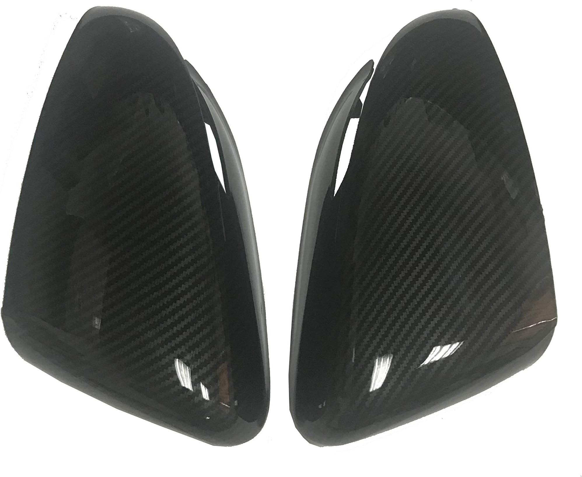 2PCS for Kia K3 Cerato Forte Side Wing Mirror Cover Caps (Carbon Effect) with Light 2005-2016