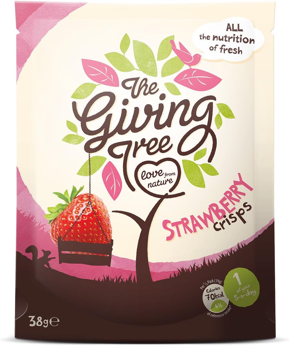 The Giving Tree Freeze Dried Strawberry Crisps 38g