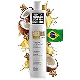 FASHION GOLD Keratin Hair Treatment (10 USES per Bottle), Keratina para Alisar el Pelo, Hair Botox Treatment, At Home Keratin Treatment, Alisados Organicos SIN FORMOL, Verdadera Keratina BrasileΓ±a