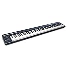 M-Audio Keystation 88 II, Portable 88-Key USB/MIDI Keyboard Controller with Synth-Action Velocity-Sensitive Keys and Studio Software from Sonivox (Eighty-Eight Ensemble) for Mac and PC