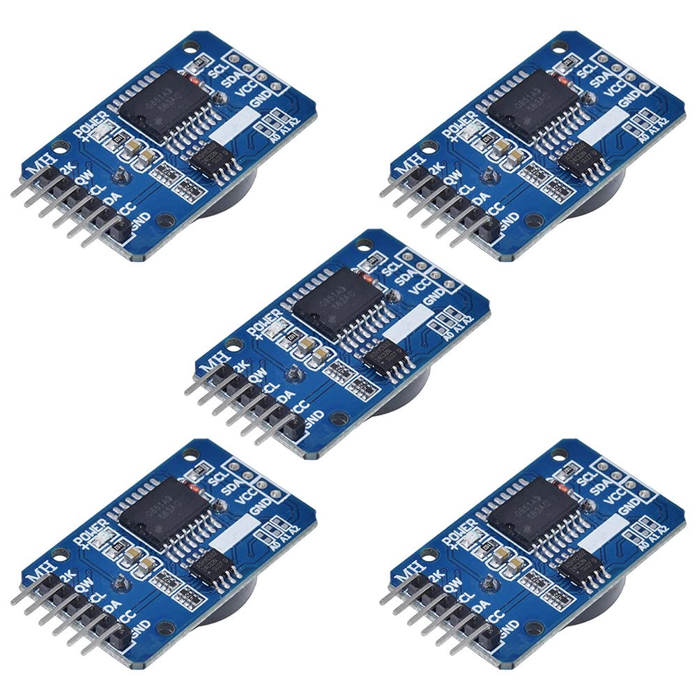 DollaTek 5Pcs Tiny AT24C32 I2C Module Precision Real Time Clock Module For Arduino