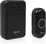Byron Wireless Portable Doorbell Set 150 m 16 Melodies DBY-22351BS
