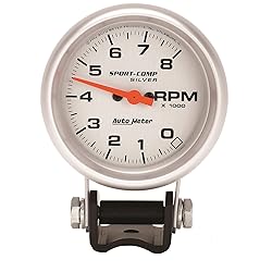 Auto Meter 3707 Sport-Comp Silver Mini