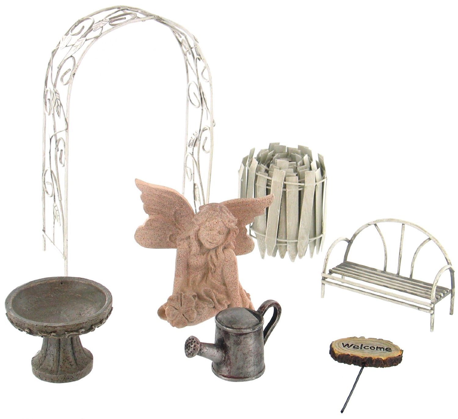 Echo Valley 6240 Fairy Garden Starter Accessory Kit