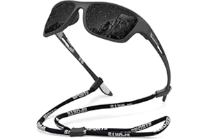 KUGUAOK Polarized Sports Sunglasses for Men Driving Cycling Fishing Sun Glasses 100% UV Protection Goggles