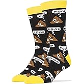 Oooh Yeah! Socks, Womens Cotton Crew Socks (Black)