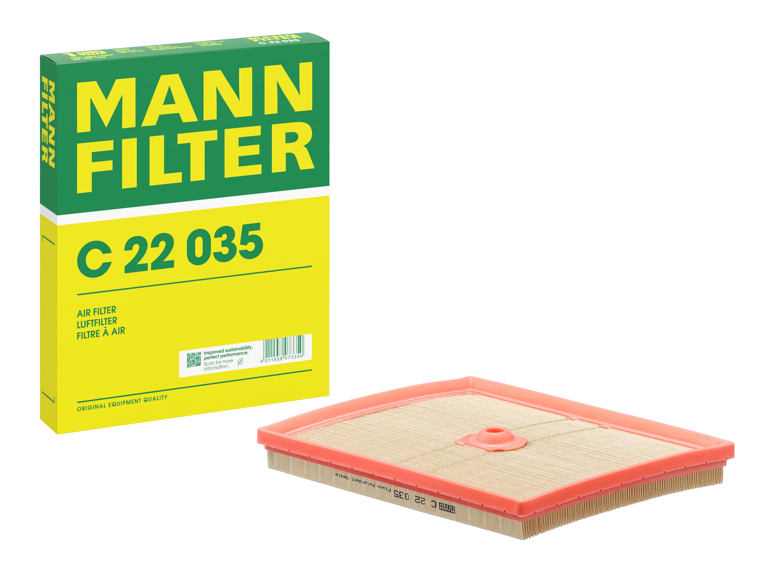MANN-FILTER C 22 035 Air Filter - for Cars + Transporters