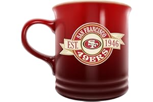 NFL San Francisco 49ers 14oz Banner Design Stoneware Coffee Mug