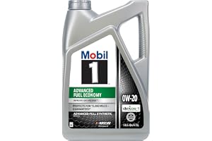 Mobil 1 Advanced Fuel Economy Full Synthetic Motor Oil 0W-20, 5…