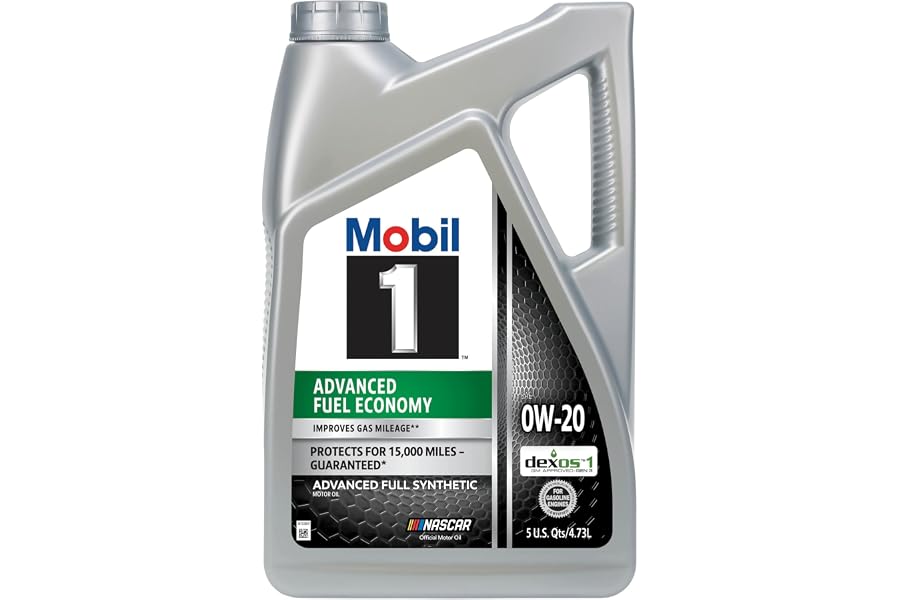 Gift Idea: Mobil 1 Advanced Fuel Economy Full Synthetic Motor Oil 0W-20, 5 Quart