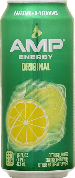 AMP ENERGY BOOST DRINK, ORIGINAL, 16 OZ
