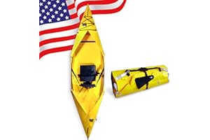 Tucktec 10' PRO Foldable Kayak - Full Size Folding Kayak - Portable Kayak for Adults - Made in USA