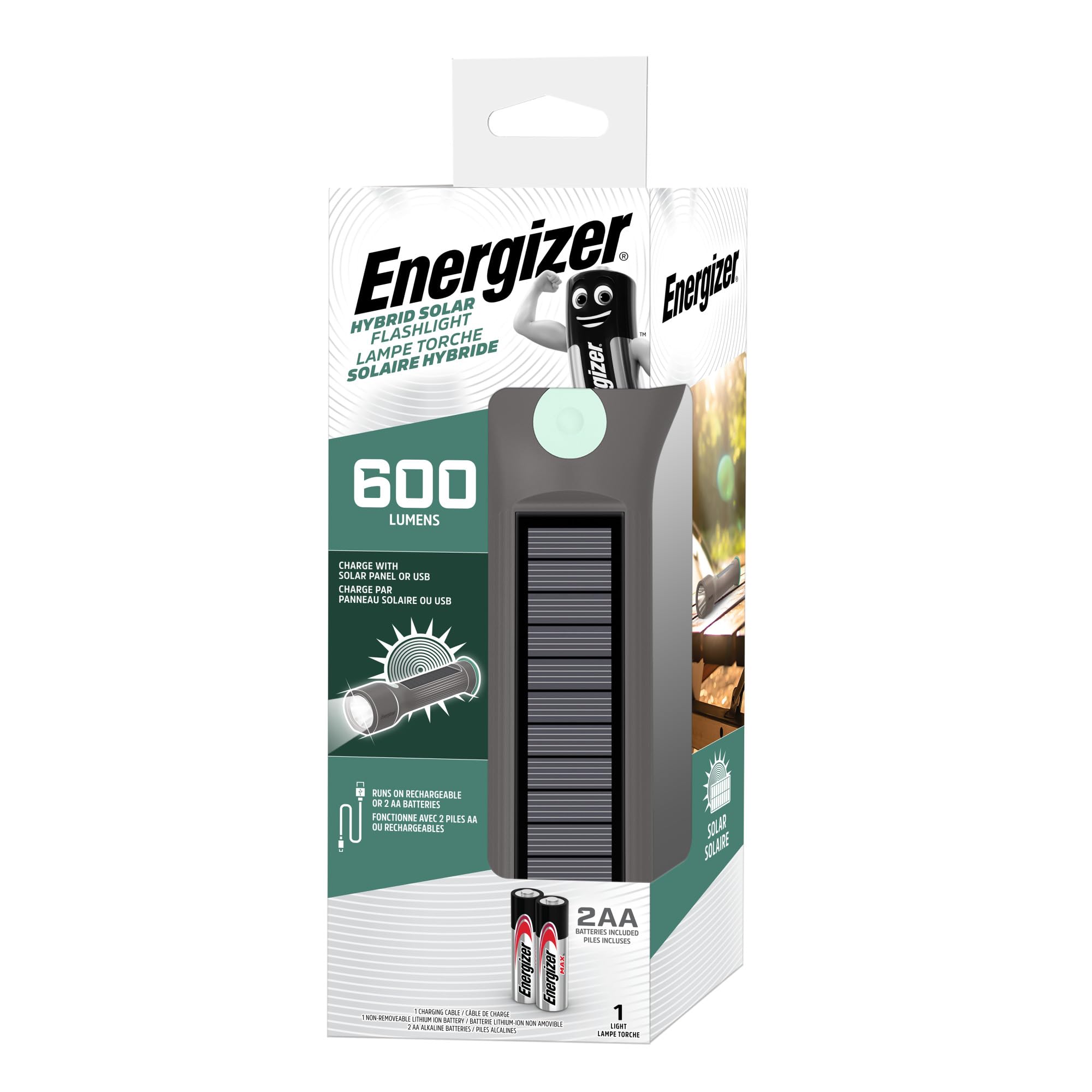 Energizer Hybrid Solar Handheld Flashlight YSHH21