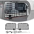 Linskip Hard Top Rear Window MOLLE Panels Compatible with 2007-2010 Jeep Wrangler JK, Side Storage Racks for Jeep JK 2Door, Trunk Cargo Carrier Tool Organizer for Jeep JK Accessories(Pair, Black)