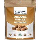 Nova Nutritions Nutmeg Whole - 3.5 OZ (100 gram) - Adds Aroma and Flavor