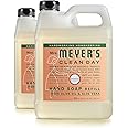MRS. MEYER'S CLEAN DAY Hand Soap Refill, Made with Essential Oils, Biodegradable Formula, Geranium, 33 Fl. Oz - Pack Of 2