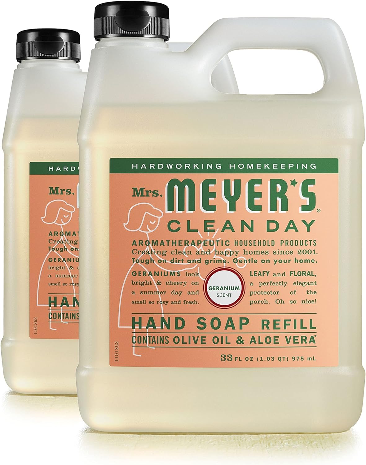 MRS. MEYER'S CLEAN DAY Hand Soap Refill, Made with