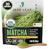 Jade Leaf Matcha Organic Culinary Grade Matcha Powder - Japanese Green tea for Baking, Smoothies, Lattes, and Skin Care, 30g / 1.06 Ounce (Pack of 1)