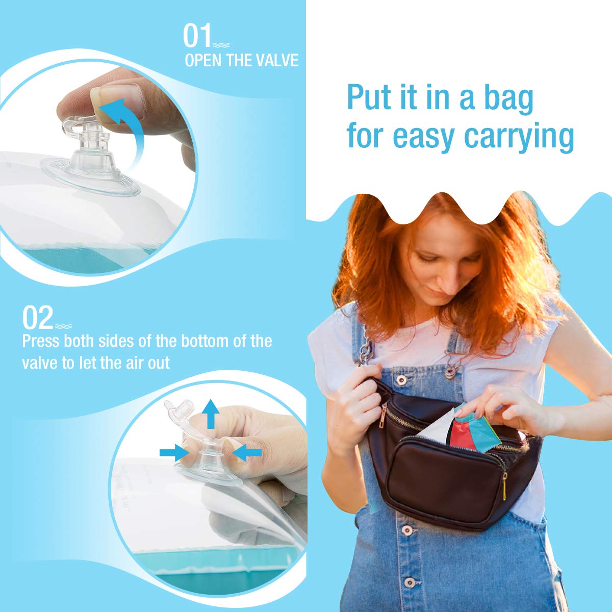 NIWAWA 2 STÜCKE Schwimmflügel Kinder Aufblasbare für Kinder 3-7 Jahre , Die maximale Tragfähigkeit beträgt 30KG