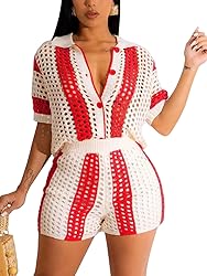 KANSOON Short Sets Women 2 Piece Outfits Vacation
