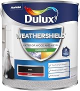 Dulux Weather Shield Quick Dry Gloss Paint 2.5 L Black