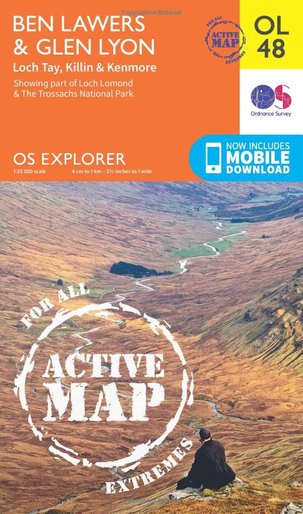 Ben Lawers Os Map Buy Ben Lawers & Glen Lyon, Loch Tay, Killin & Kenmore: Ol 48 (Os Explorer  Map Active) Book Online At Low Prices In India | Ben Lawers & Glen Lyon,  Loch Tay,