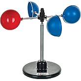 Eisco - Small Anemometer for Measuring Wind Speed Durable Weather-Resistant Design for Outdoor and Educational Use