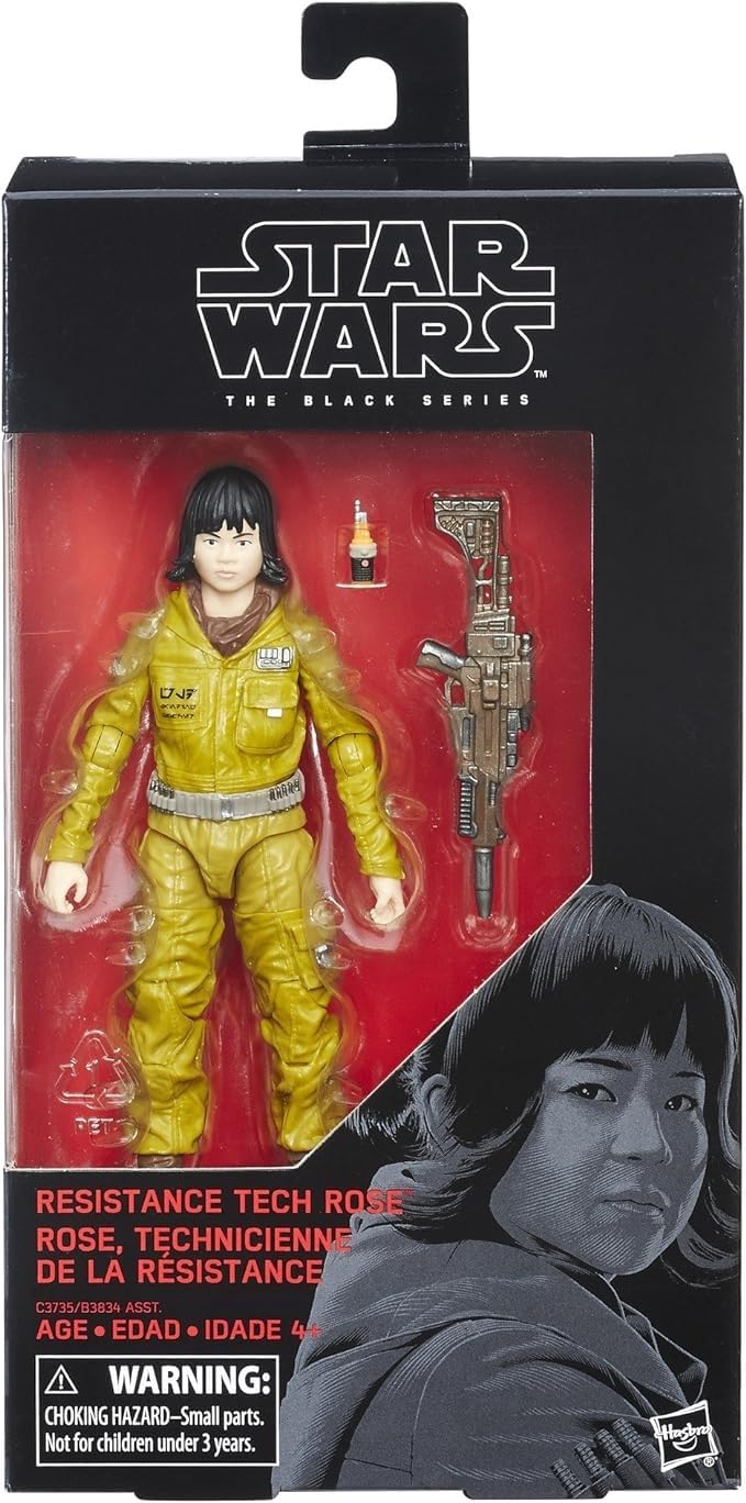 Star Wars The Black Series Episode 8 Resistance Tech Rose, 6-inch