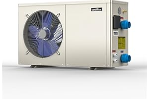 villastar Swimming Pool Heat Pump for Above-Ground Pools, Pool Heat Pump 30000 BTU/hr, 110V Electric Pool Heaters Pumps for Inground Pools, Up to 10000gallons Fit 15/18/24 FOOT Pool YC-007-110V