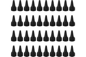 PATIKIL Twist Bottle Caps, 40Pcs 20/410 Squeeze Bottle Cap Replacement Caps for Glue Dispensing Bottles Dispensing Caps Paint