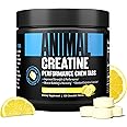 Animal Creatine Chews Tablets - Enhanced Creatine Monohydrate with AstraGin to Improve Absorption, Sea Salt for Added Pumps, Delicious and Convenient Chewable Tablets - Lemon Ice