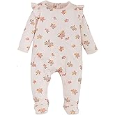 Mud Pie Baby Girls Children's Pink Pointelle Sleeper