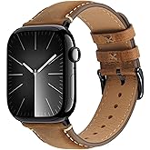 Wristitani Leather Bands Compatible With Apple Watch Bands 44mm 45mm 46mm 49mm 40mm 41mm 42mm for Men,Genuine Leather Replacement Straps for iWatch Ultra3/2/1 SE3/2/1 Series 11/10/9/8/7/6/5/4