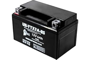 YTX7A-BS Battery Replacement for R110 Riding Mower - 12V 6AH Battery, Sealed Lead Acid AGM SLA Maintenance Fee