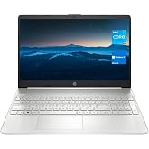 HP 15 Notebook, 15.6" HD Screen Laptop, Intel Core i3-1115G4, 32GB DDR4 RAM, 1TB SSD, Webcam, HDMI, Wi-Fi, Windows 11 Home, Natural Silver