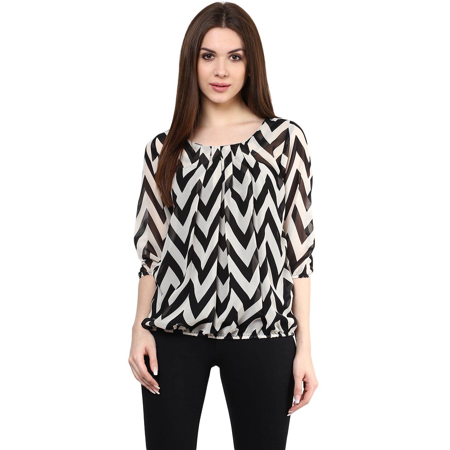 mayra women's georgette top