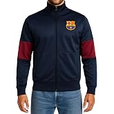 Icon Sports Officially Licensed FC Barcelona Soccer Track Jacket - Unisex Adult