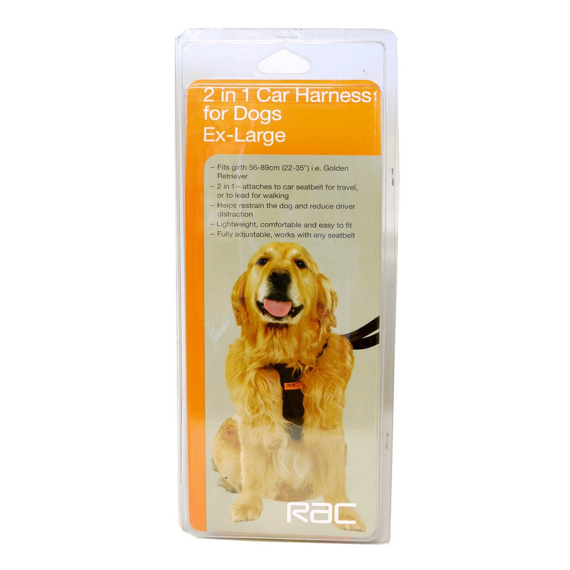 RAC Car Harness XLg 22"- 35"