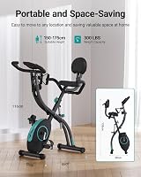 MERACH Foldable Exercise Bike 16-Level Magnetic Resistance 300lbs Capacity view 8