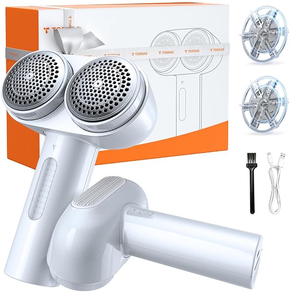 TORRAS DUAL-HEAD FABRIC SHAVER, LONGEST DURABILITY & 50ML...