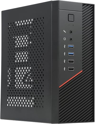 Vklopdsh A09P Mini ITX Case 4.2L Desktop Small 1U HTPC Gaming Chassis