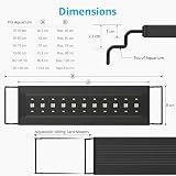 NICREW C10 24/7 Aquarium Light with Remote Full Spectrum LED 28-42 cm view 6