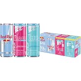 Red Bull Sugarfree Energy Drink, Variety Pack | Zero, Peach &amp; Iced Vanilla Berry, contains caffeine, taurine, B-vitamins, sweeteners, and water, 8.4 fl oz, pack of 12 cans