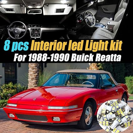 Amazon Com 8pc Super White 6000k Car Interior Led Light