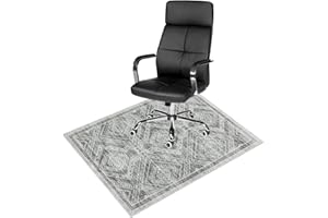 Anidaroel Office Chair Mat for Hardwood Floor, 36"x48" Anti Slip Desk Chair Mat for Hardwood, Office Rug for Rolling Chair, Computer Chair Mat Large Floor Protector Rug, Easy to Roll