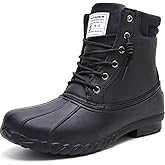 ALEADER Mens Duck Boot | Waterproof Shell | Fur Lined Insulated Winter Snow Boot