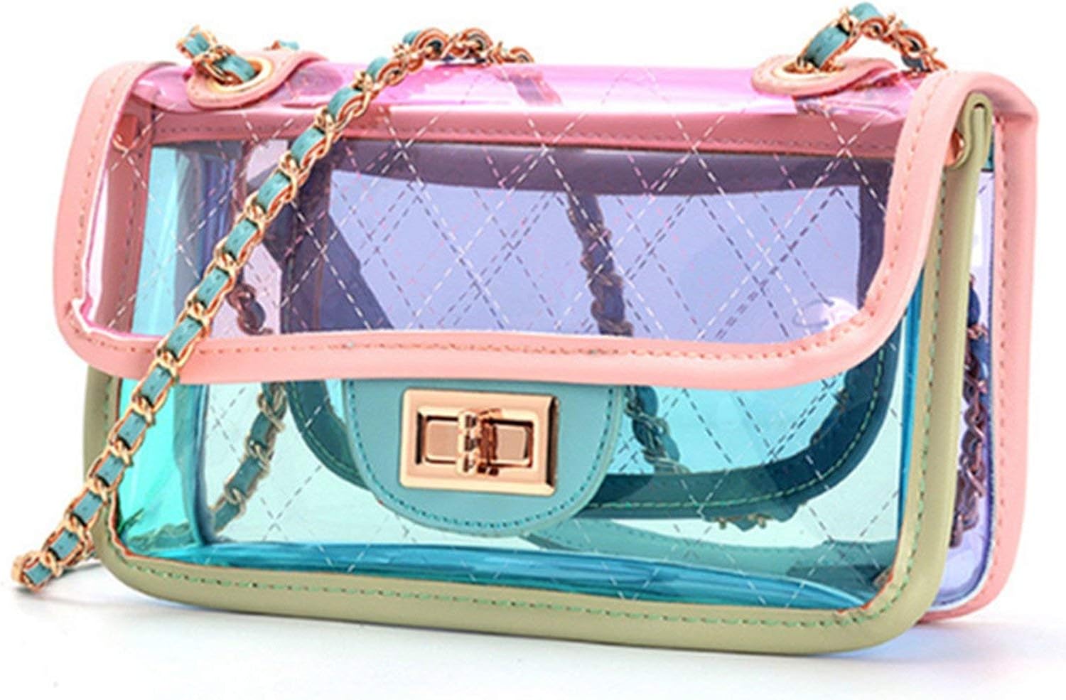 quilted chain handbag